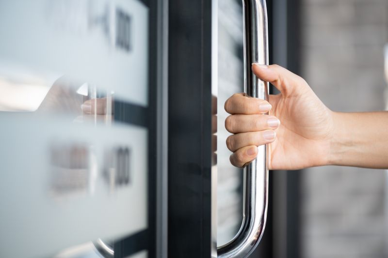 Office Door Handle Mounting